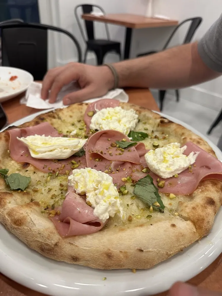 12 Mortadella Pizza